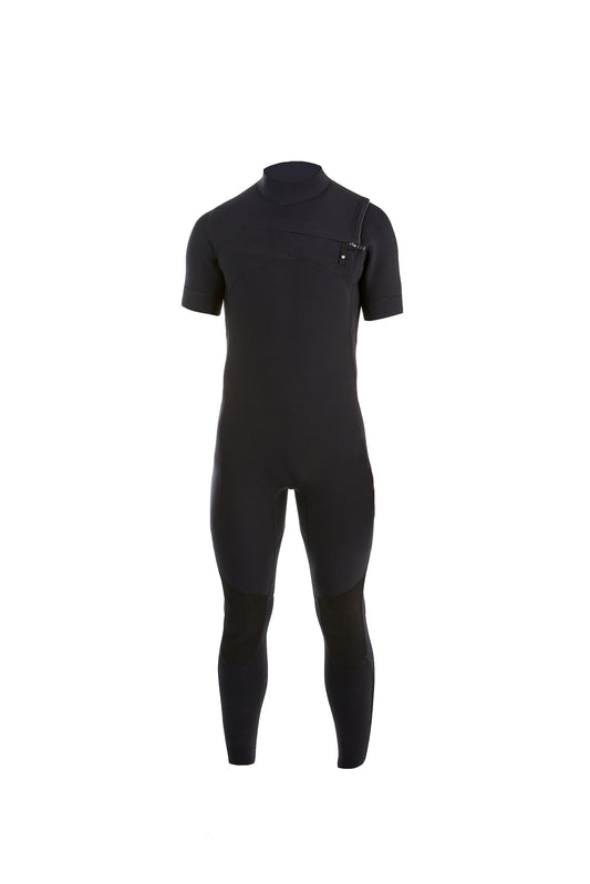 2mm Fast Dry Chest Zip Wetsuit- Short Sleeve Long Leg