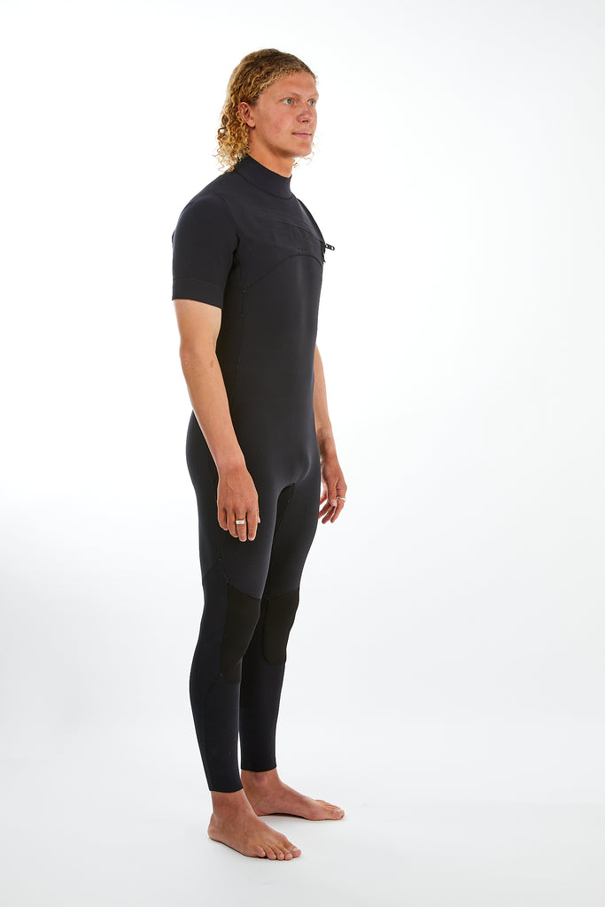 2mm Fast Dry Chest Zip Wetsuit- Short Sleeve Long Leg