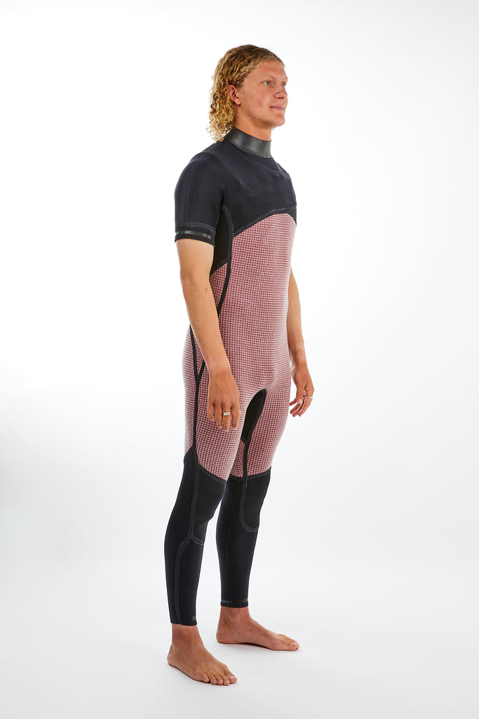 2mm Fast Dry Chest Zip Wetsuit- Short Sleeve Long Leg